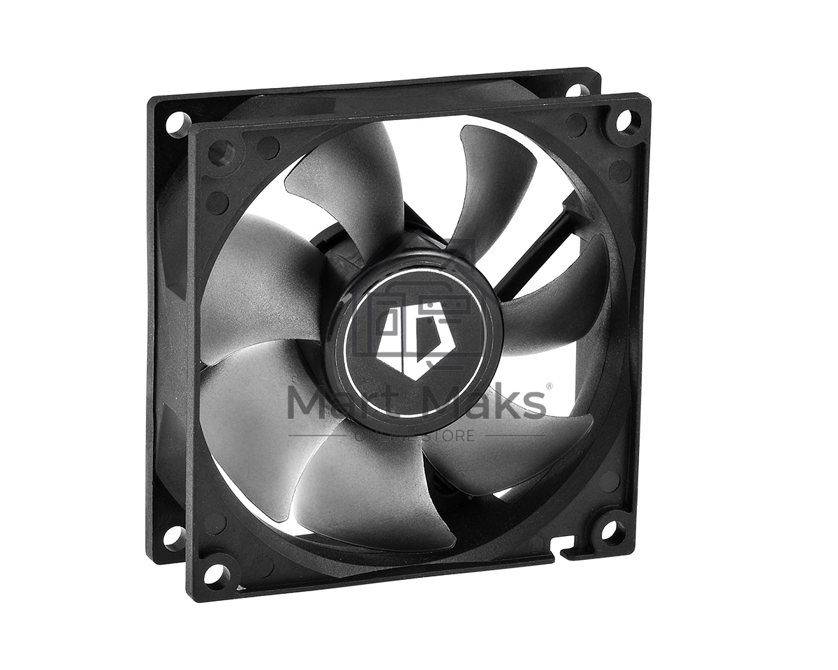 Вентилятор для корпуса ID-Cooling NO-8025-SD черный, 80 мм, 2000 об/мин, 21 дБ, 3 pin