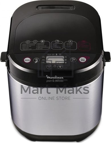 Хлебопечь Moulinex OW240E30 650Вт серебристый/черный