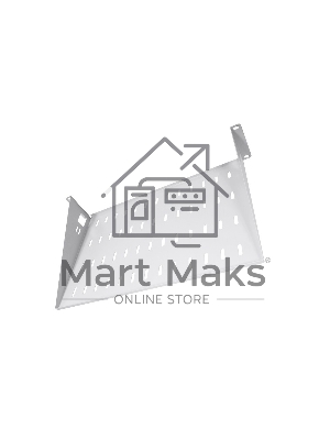 Полка перфорированная консольная 2U, глубина 300 мм, черный (МС-30-9005)