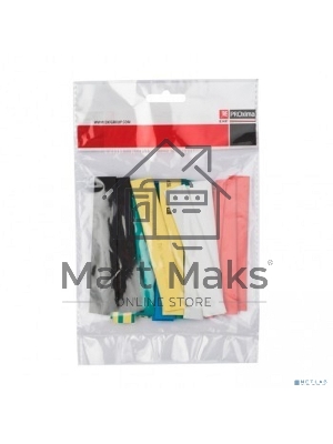 Термоусаживаемая трубка EKF tut-n-8 ТУТ 8/4 набор:7 цветов по 3шт. 100мм. EKF PROxima