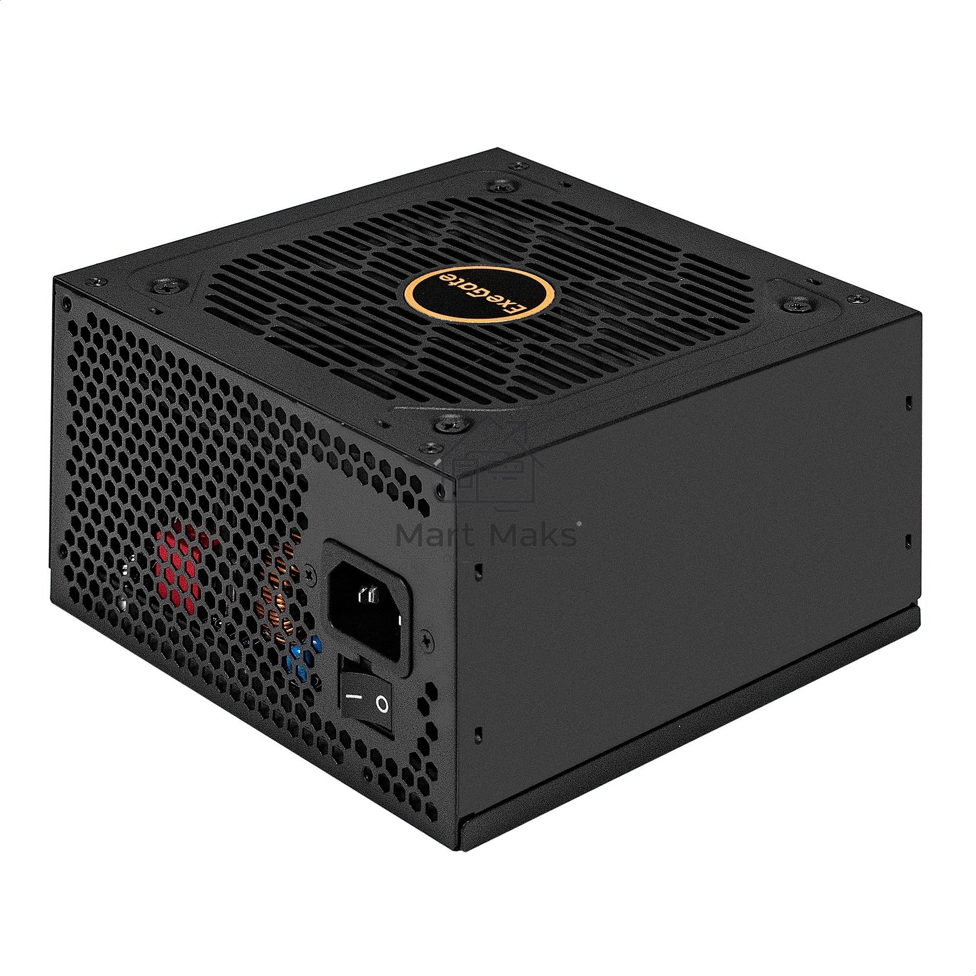 Блок питания 850W ExeGate 80 PLUS® GOLD 850VSP FС (ATX3.0, APFC, КПД 90% (80 PLUS Gold), 120mm fan, 24pin, 2x(4+4)pin, PCIE5.0/12VHPWR, 4xPCI-E, 6xSATA, 3xIDE, 1xFDD, Full Cable Management, black, Color box)