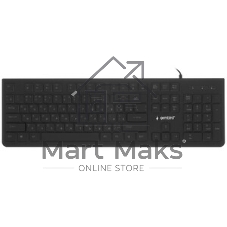Клавиатура Gembird KB-250 проводная, USB Type-A, чёрный