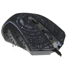 Мышь проводная Qumo Valhalla M35 черный, 3200 dpi, USB, кнопки - 6