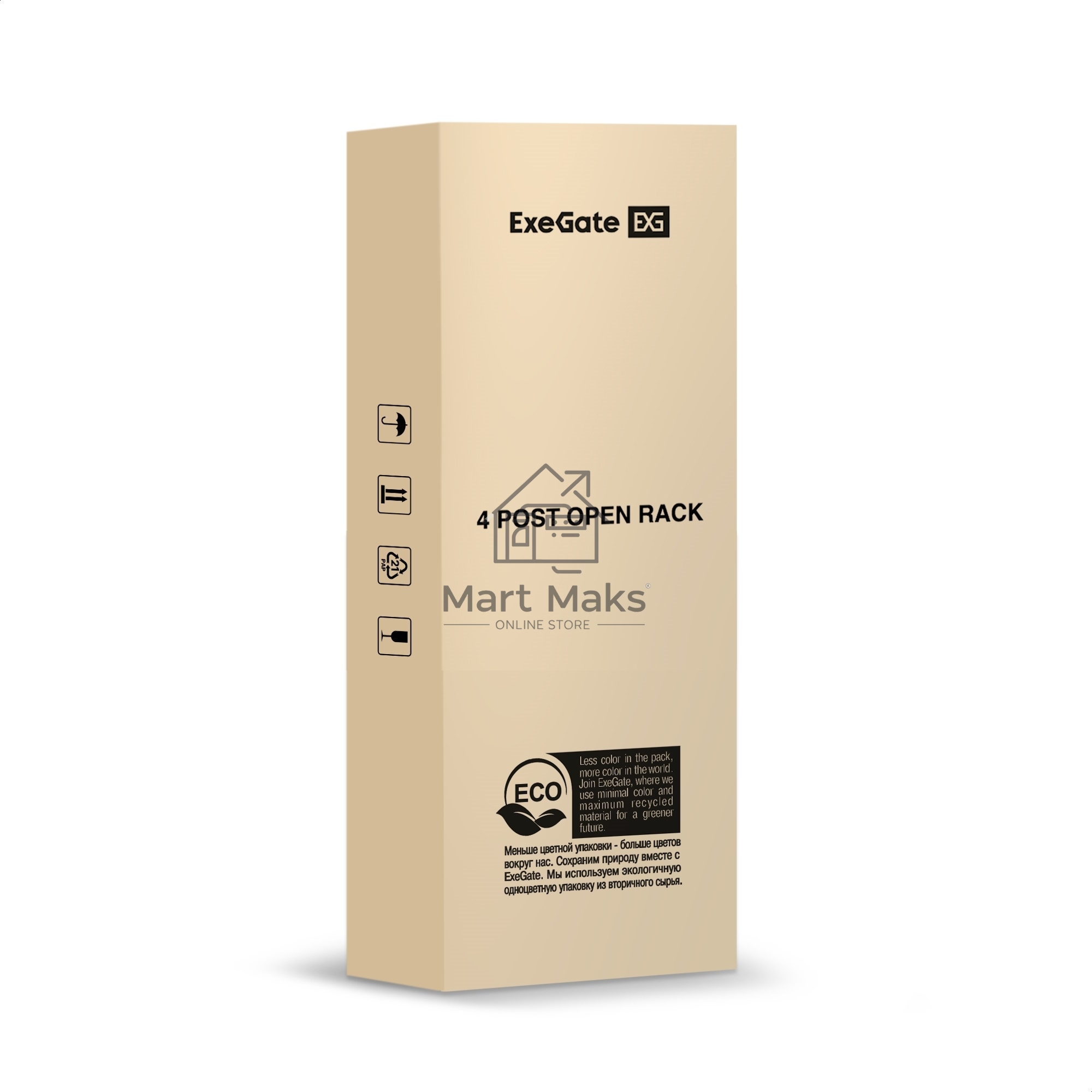Стойка ExeGate EOR2-32U.1000.BLACK (открытая телекоммуникационная 19