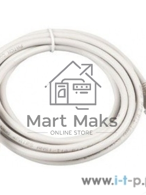 Патч-корд UTP кат. 5e, 1м ExeGate серый