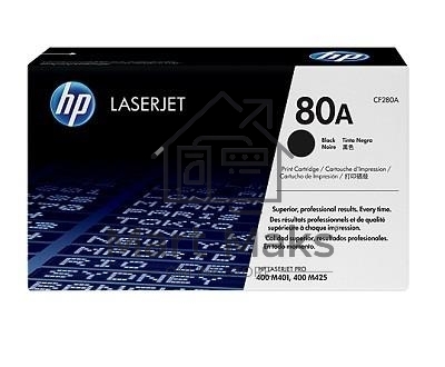 Картридж лазерный HP 80A (CF280A) черный для LaserJet Pro 400 M401/M425 2700 стр.