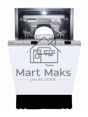 Встраиваемая посудомоечная машина GRAUDE VG 45.0, белый, 44.8 см, 10 компл., 49 дБ, класс A++