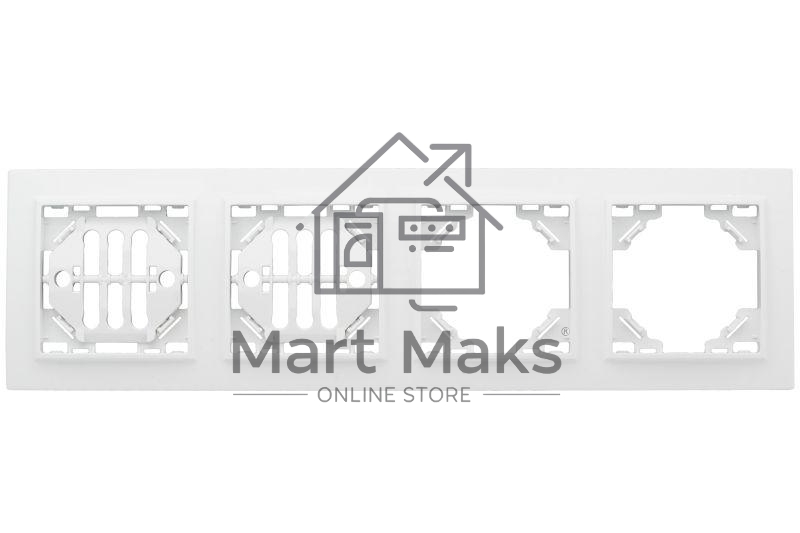 Рамка 4-м Минск горизонтальная бел. Basic EKF ERM-G-304-10