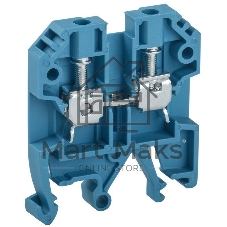 Клемма винтовая КВИ-4 кв.мм синяя IEK YZN30-004-K07 Клемма винтовая КВИ-4 кв.мм синяя IEK YZN30-004-K07