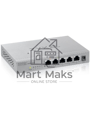 Коммутатор мультигигабитный Zyxel MG-105, 5x1/2,5GE, настольный, бесшумный