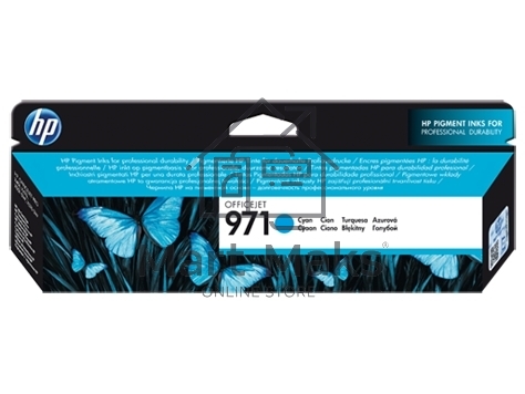 Картридж струйный HP 971 CN622AE голубой для HP OJ Pro X476dw/X576dw/X451dw/X551dw (2500стр.)