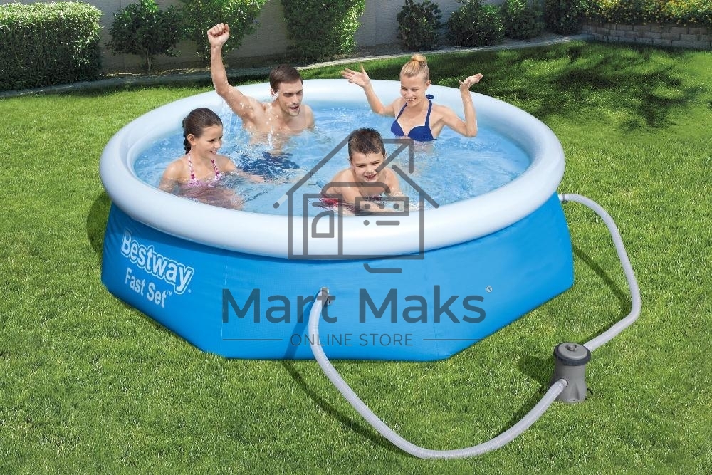 Бассейн BestWay Fast Set 244х66см, 2100л, фил.-насос 1249л/ч 57268 BW
