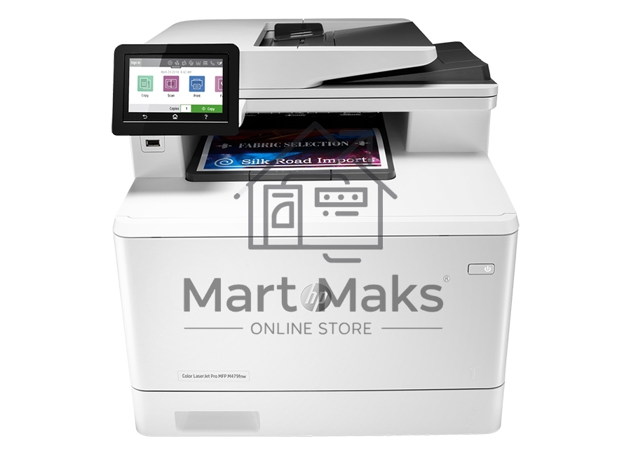 МФУ лазерный HP Color LaserJet Pro M479fnw (W1A78A), A4, цветной, печ. до 27 стр/мин., скан. до 29 стр/мин. (ч/б) 20 стр/мин. (цвет), 600 x 600 dpi (печать) 1200x1200dpi (скан.), USB, RJ-45, Wi-Fi, Air Print, Mopria