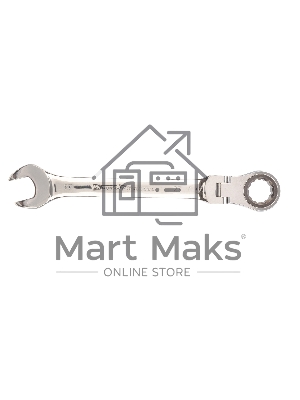 Ключ комбинированный трещоточный Matrix, 8 мм, CrV, шарнирный, зерк.хром