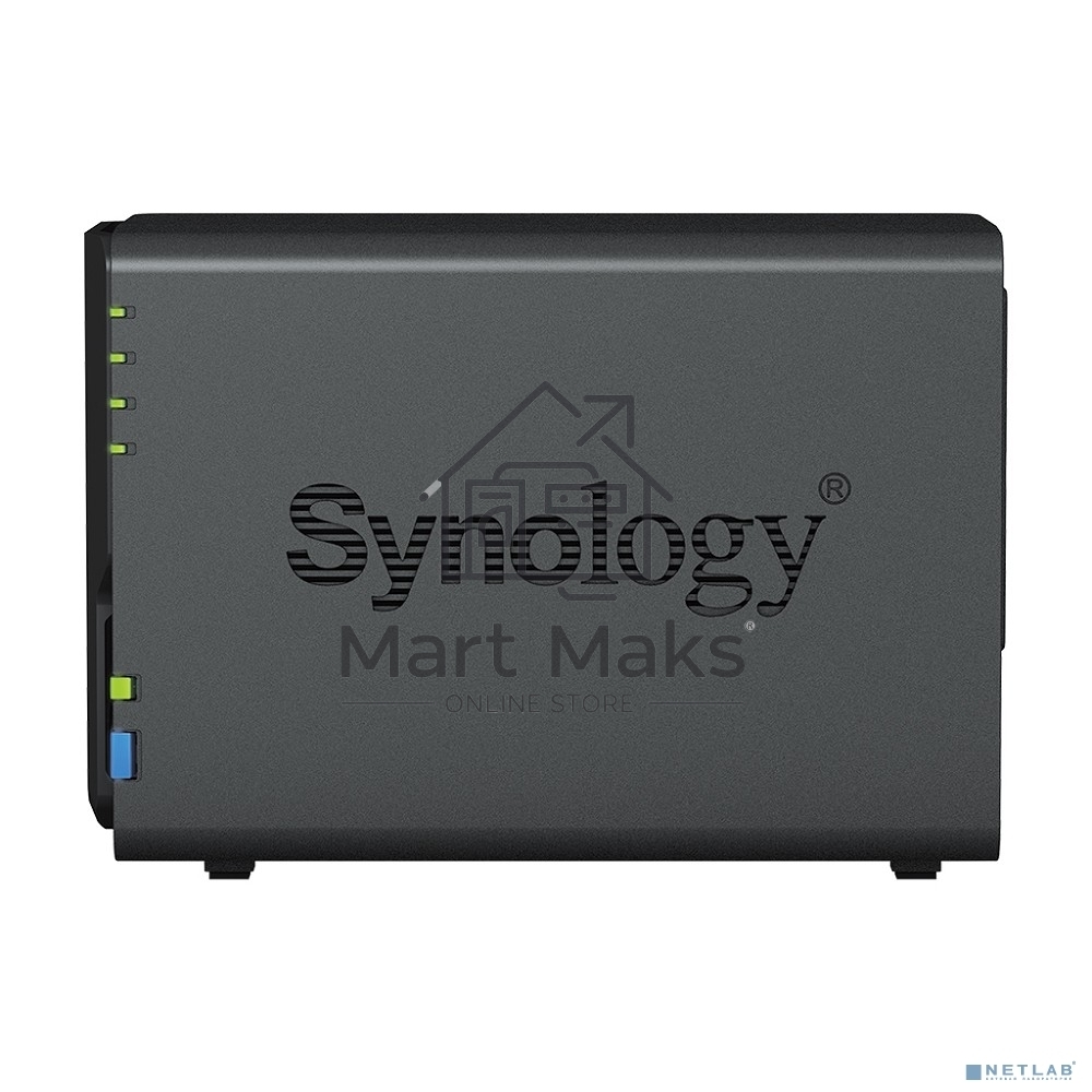СХД настольное исполнение SYNOLOGY 2BAY NO HDD DS223