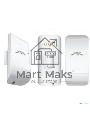Сетевое оборудование Ubiquiti LocoM5(EU) 802.11a/n, интегрированная антенна 13 дБ (45 * 45 градусов)