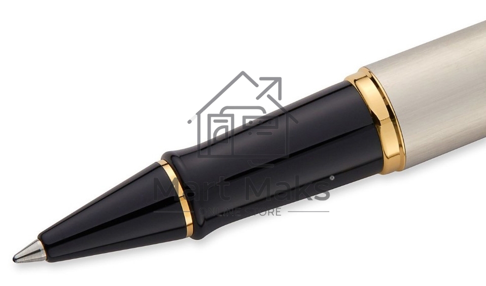 Ручка роллер Waterman Expert 3 (CWS0951980) Steel GT F, черные чернила, подарочная коробка