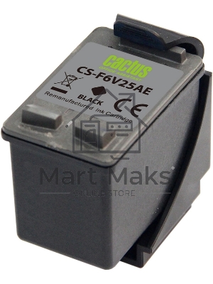 Картридж струйный Cactus CS-F6V25AE 652 черный (480стр.) (18мл) для HP DeskJet Ink Advantage 1115/2135/3635