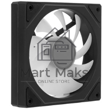 Вентилятор для корпуса Bloody CF-12 LCD ARGb 120х120x25 черный 4-pin 32дБ (упак.:1шт) (CF-12-ARGb120-BK) Ret