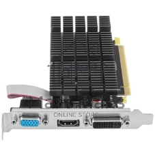 Видеокарта AFOX NVIDIA Geforce GT210, 1Gb DDR3, 64 bit, 1xDVI-I, 1xHDMI, 1xD-Sub (VGA) GPU 520 MHz