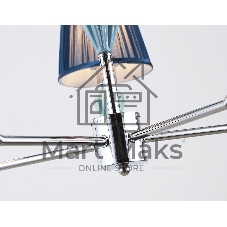 Люстра Ambrella light LH75061/5 CH/DB хром/темно синий E14/5 max 40W D690*810