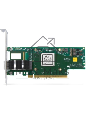 Адаптер Infiniband ConnectX®-6 VPI adapter card, 100Gb/s (HDR100, EDR IB and 100GbE), single-port QSFP56, PCIe3.0/4.0 x16, tall bracket