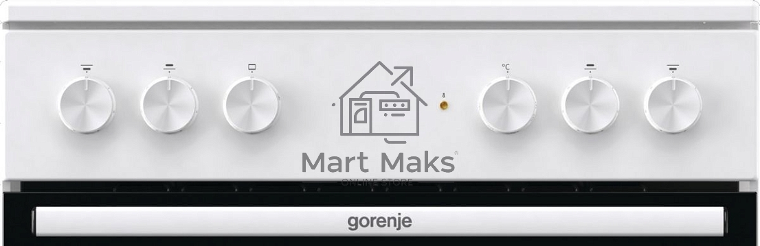 Плита электрическая Gorenje GEC6A11WG белый, конфорок 4 шт, духовка 65 л, 60 см x 85 см x 60 см
