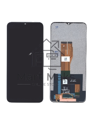 Дисплей (модуль) для Realme C30s (RMX3690) в сборе с тачскрином черный