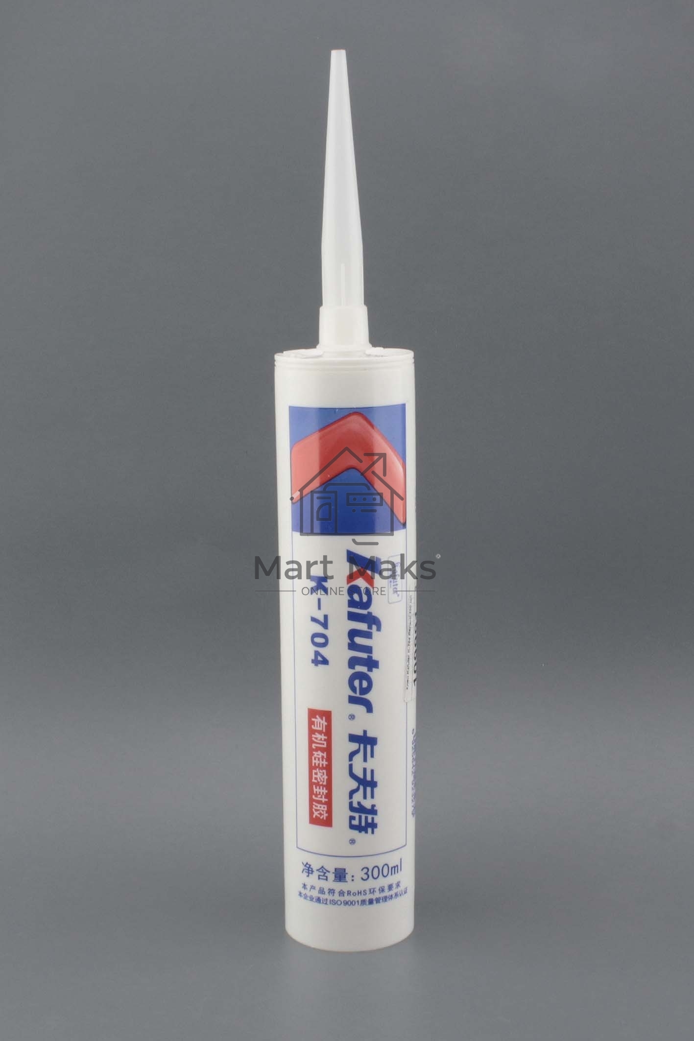 Клей-герметик силиконовый Kafuter K-704 белый 300 мл