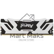 Оперативная память Kingston Fury Renegade, DDR5, 16Gb (1x16Gb), 6400MHz, CL32, DIMM, с радиатором, серебристый/черный