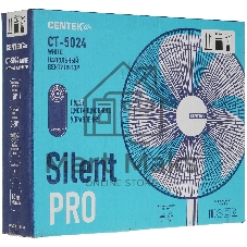 Вентилятор Centek CT-5024 белый/чёрный, напольный, 65 Вт, 4 скорости, 44.5 см