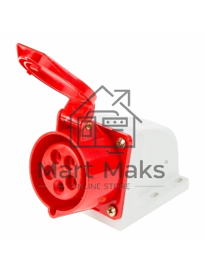 Розетка Rexant 115 стационарная 3Р+РЕ+N 16А 380В IP44