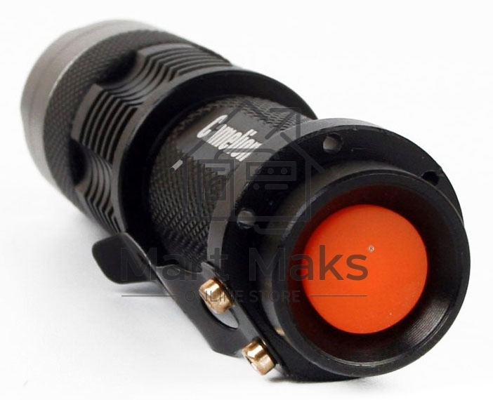 Фонарь LED5135 (LED XPE ZOOM 3 реж 1хLR6 алюм. блистер черный Camelion 12915