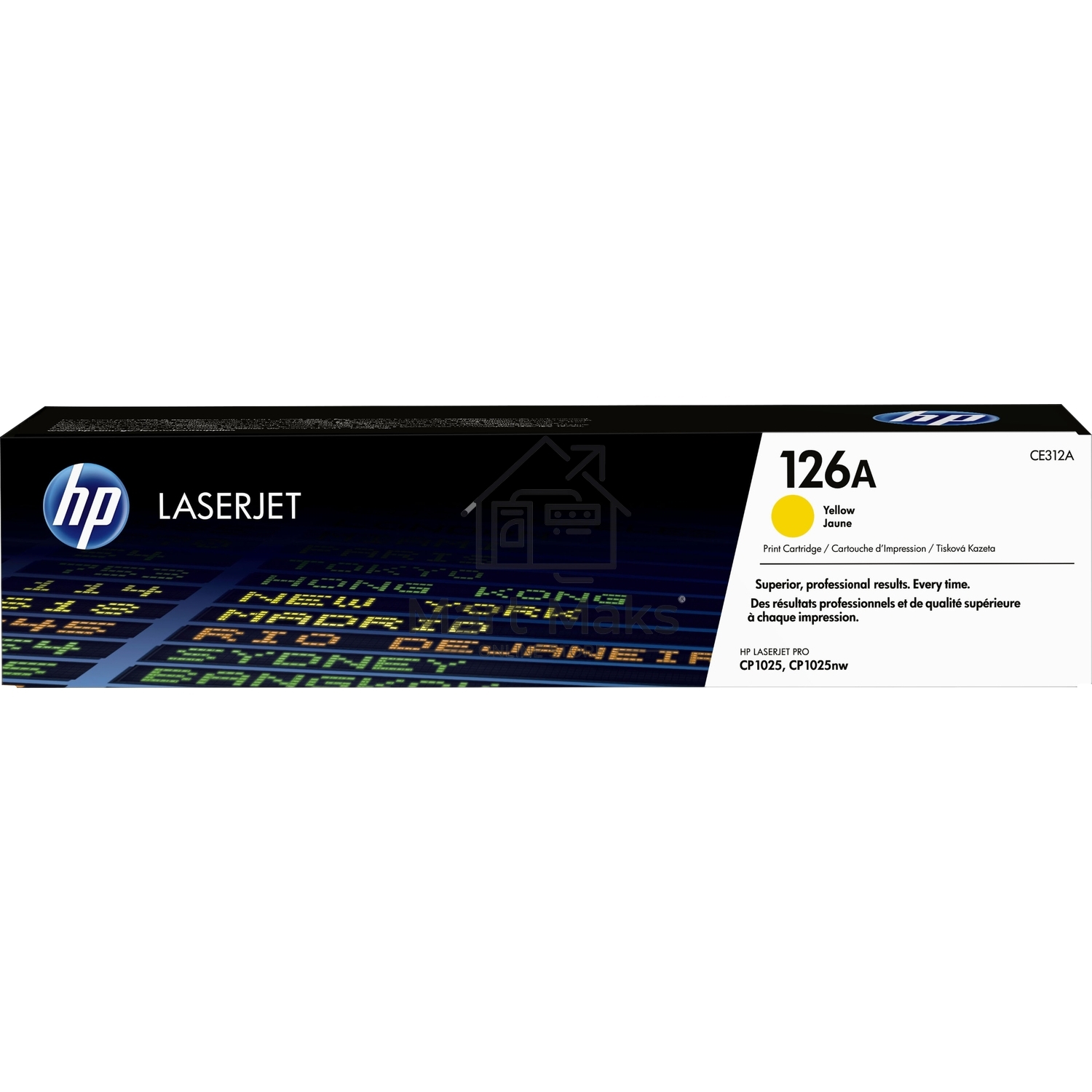 Картридж лазерный HP CE312A желтый для LaserJet Pro CP1025 1000стр.