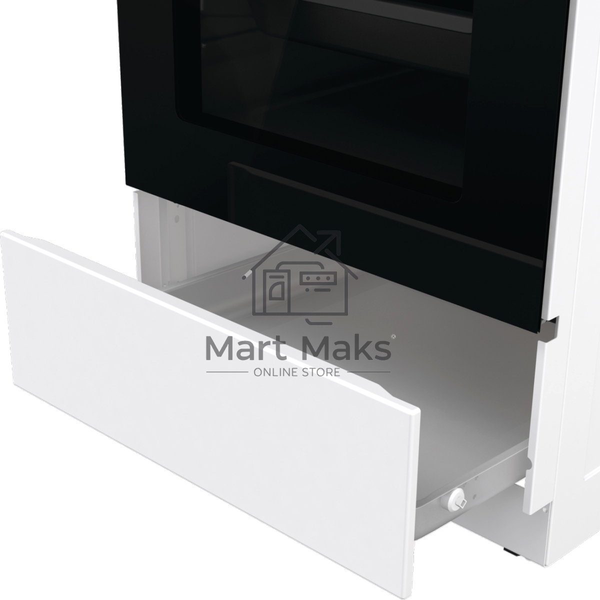 Плита электрическая Gorenje GEC5B41WG белый, конфорок 4 электрических, духовка 62 л, 50 см x 85 см x 59.4 см