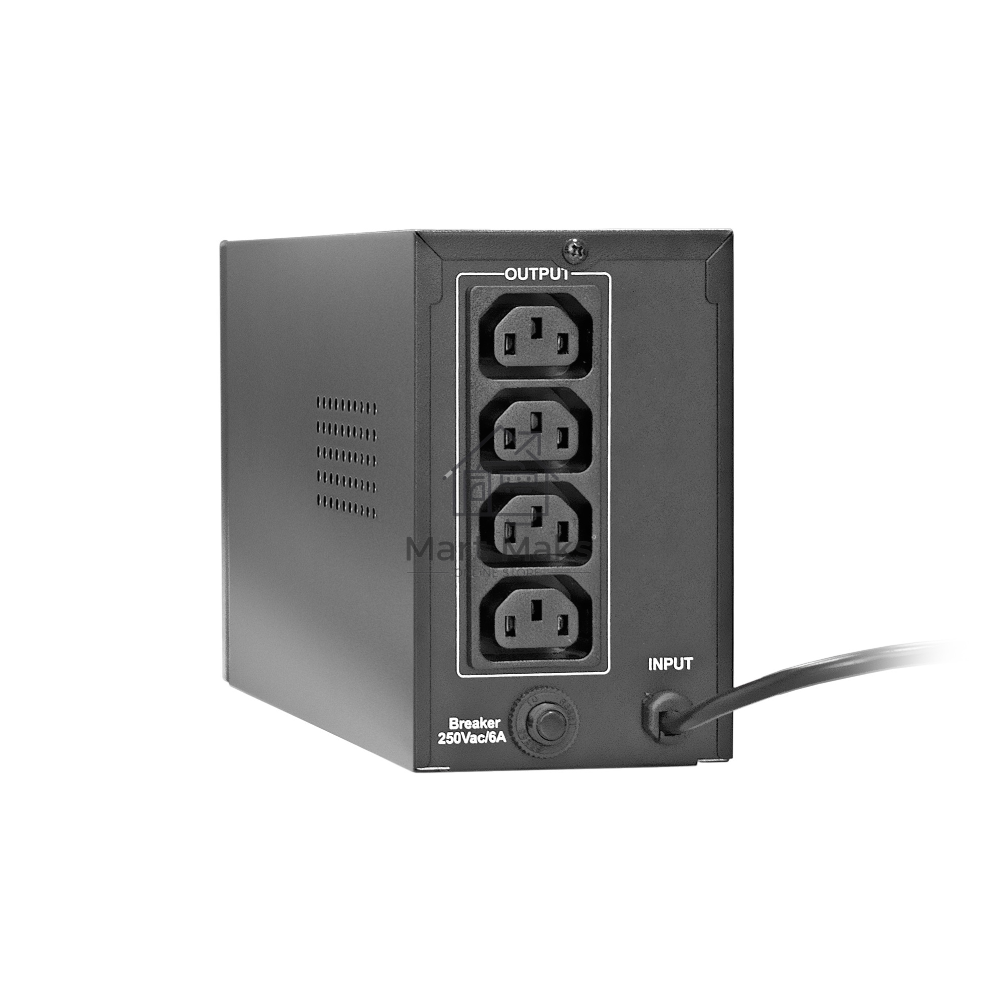 Источник бесперебойного питания ExeGate Power Back BNB-450.LED.AVR.4C13 <450VA/240W, LED, AVR, 4*C13, металлический корпус, Black>