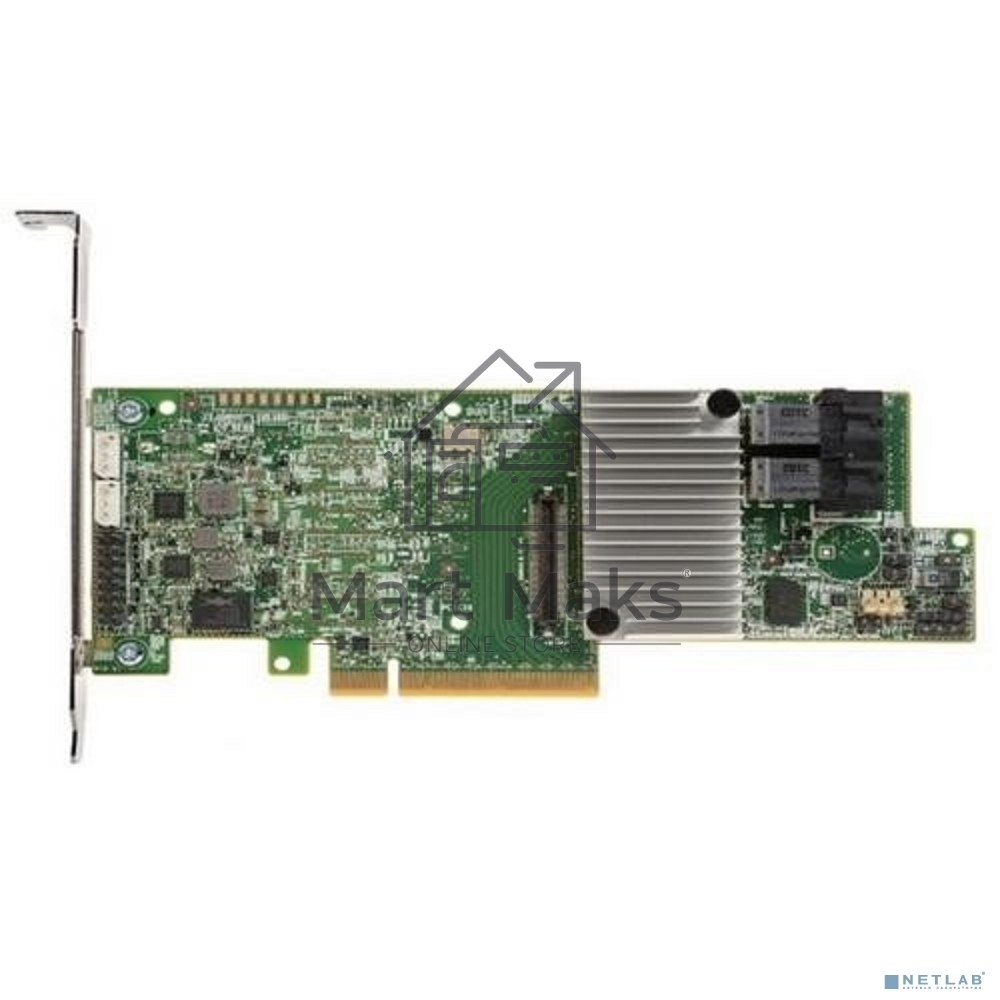 Контроллер LSI MegaRAID SAS 9361-8i(2G) SGL (LSI00462 / 05-25420-17) PCIe 3.0 x8 LP, SAS/SATA 12G, RAID 0,1,5,6,10,50,60, 8port (2*int SFF8643), Cache 2GB, 3108ROC, RTL, (003563) (только для сборочных производств) (LSI00462 / 03-25420-08C) (003075)