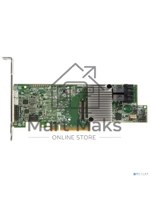Контроллер LSI MegaRAID SAS 9361-8i(2G) SGL (LSI00462 / 05-25420-17) PCIe 3.0 x8 LP, SAS/SATA 12G, RAID 0,1,5,6,10,50,60, 8port (2*int SFF8643), Cache 2Gb, 3108ROC, RTL, (003563) (только для сборочных производств) (LSI00462 / 03-25420-08C) (003075)