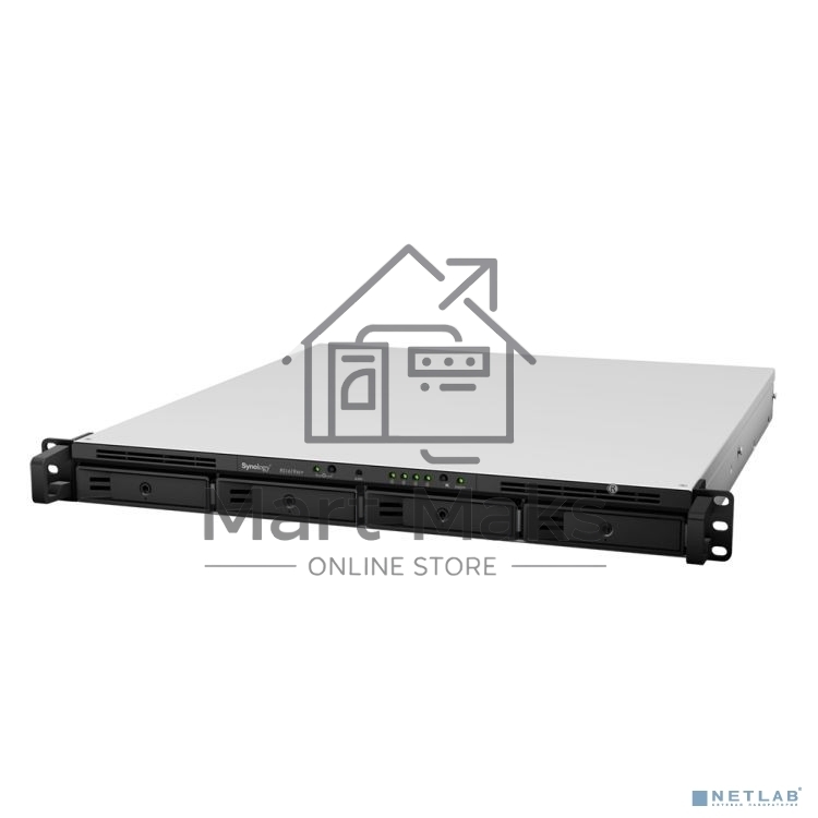 СХД стоечное исполнение 4BAY 1U NO HDD USB3 RS1619XS+ SYNOLOGY