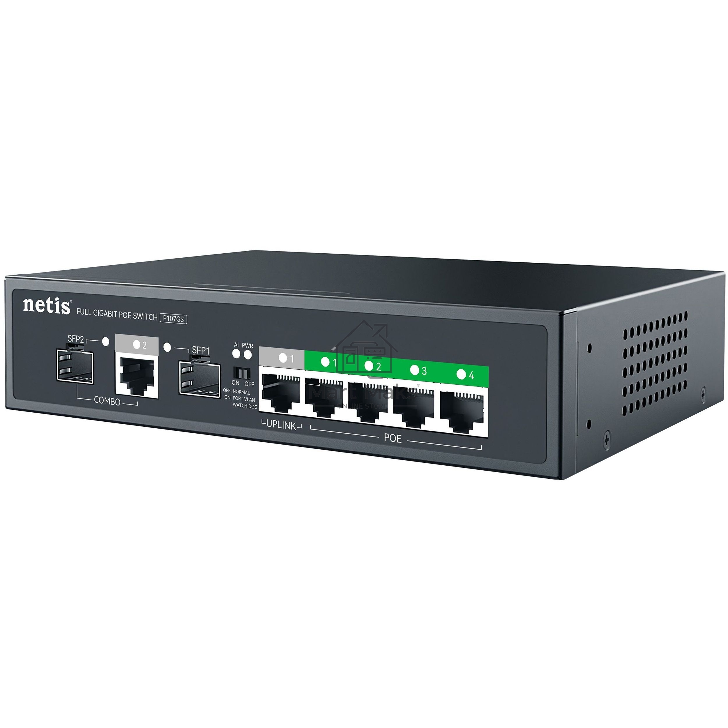 Коммутатор NETIS P107GS 7PORT 10/100/1000M POE