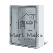 Корпус пластиковый ЩМПп Rexant с прозрачной дверцей и монтажной панелью 400х300х220мм, ABS, УХЛ1, IP65