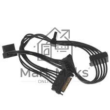 Кабель Cablexpert Кабеля питания SATA, 4x15pin(M)/15pin(F), 40 см (CC-SATAMF-03)