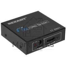 Делитель Rexant гнездо HDMI на 2 гнезда HDMI, пластик