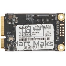 Накопитель SSD Netac N5M, 128Gb, mSATA, R/W 560/520