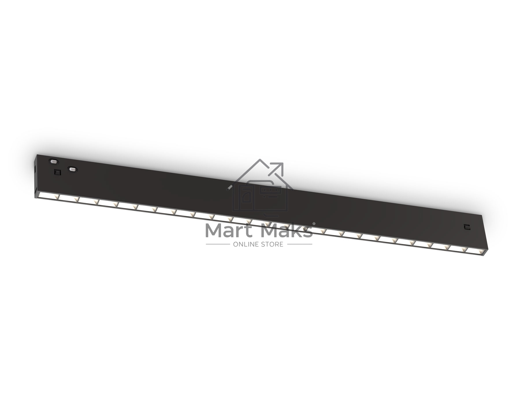 Трековый светильник GL2340 BK черный IP20 20W 3CCT 3000-6400K 48V 400*10*37