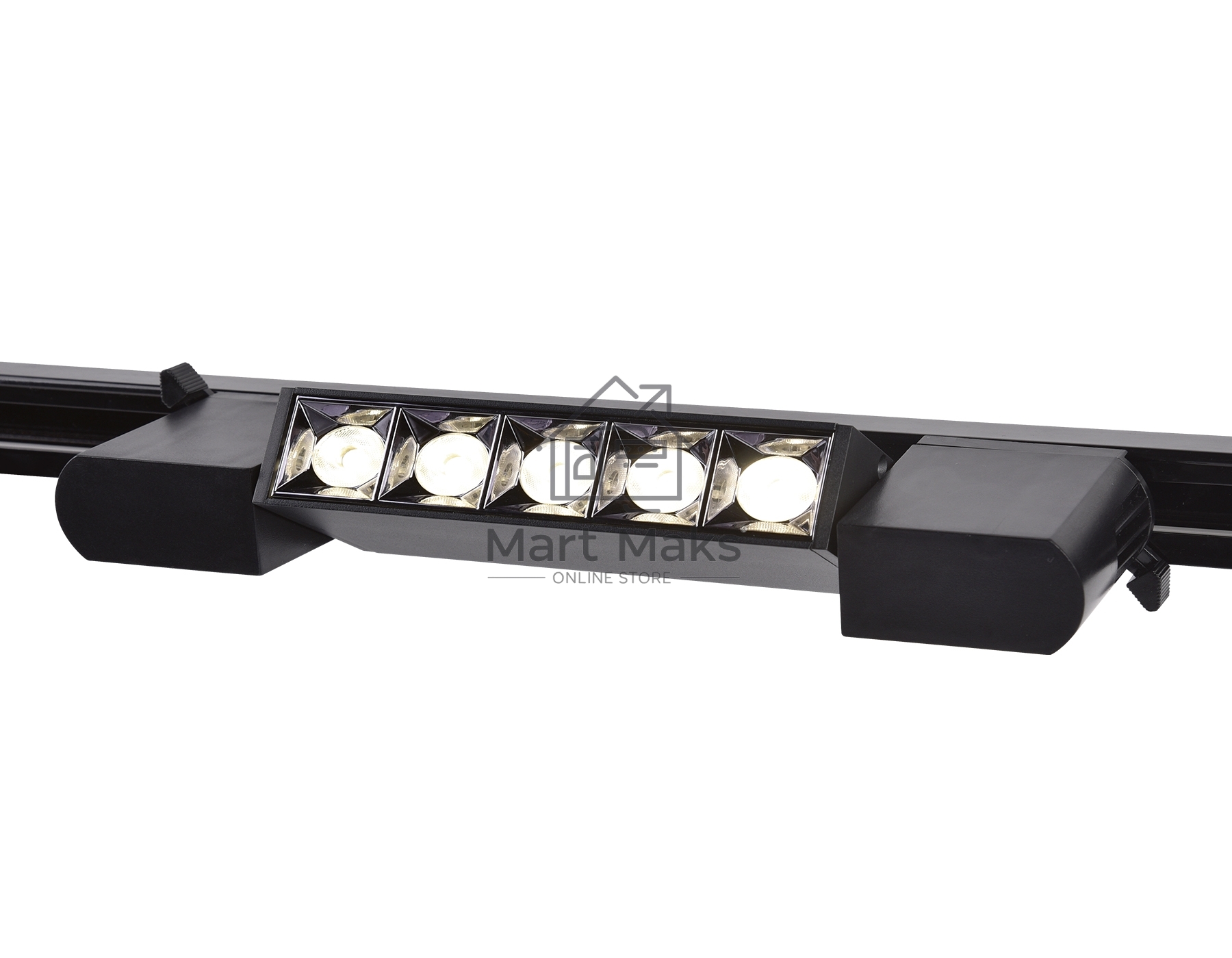 Трековый однофазный светодиодный светильник Ambrella light GL6688 BK черный LED 6W 4200K 24°