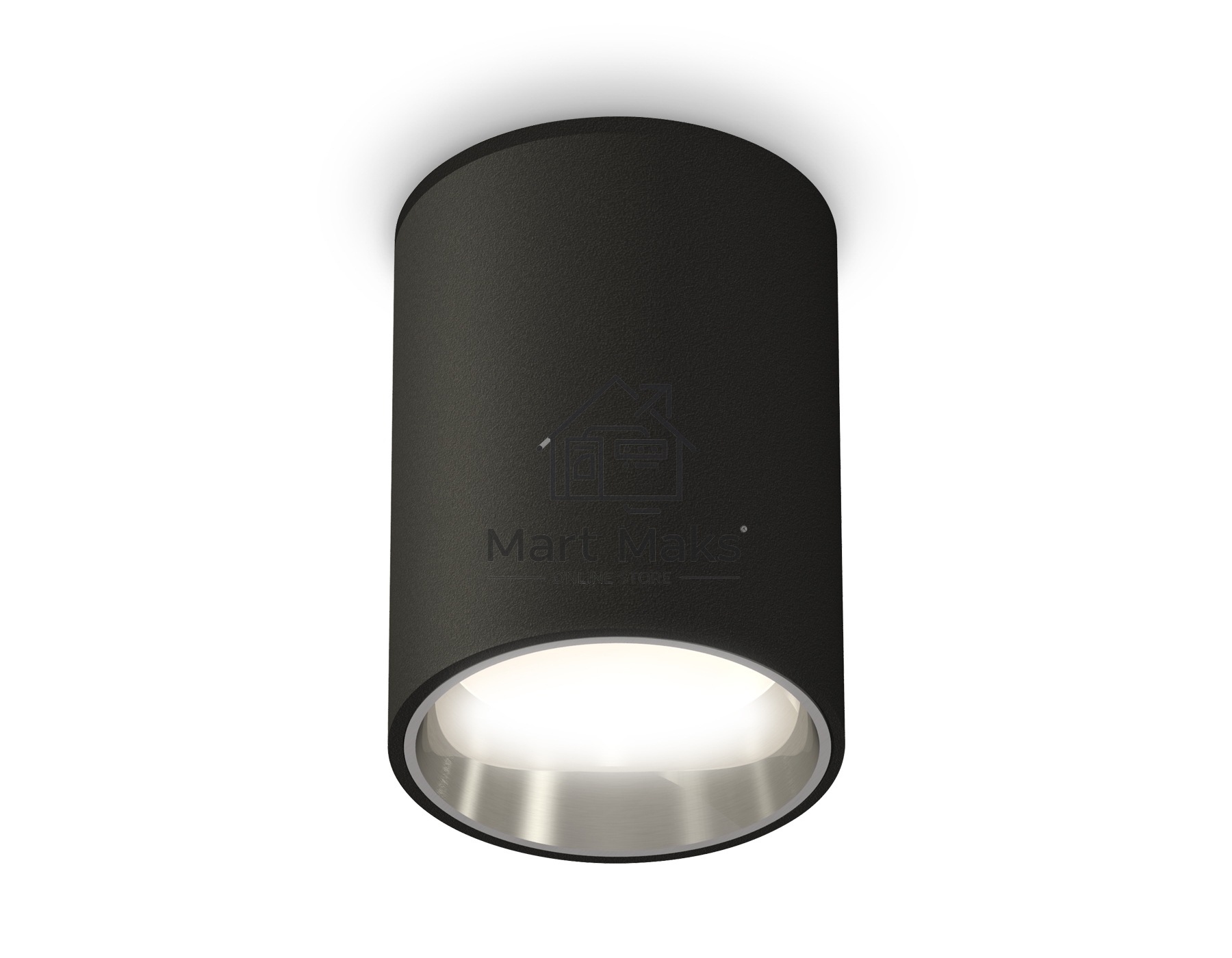 Светильник Ambrella Light XS6313022 SBK/PSL черный песок/серебро полированное MR16 GU5.3 (C6313, N6112)