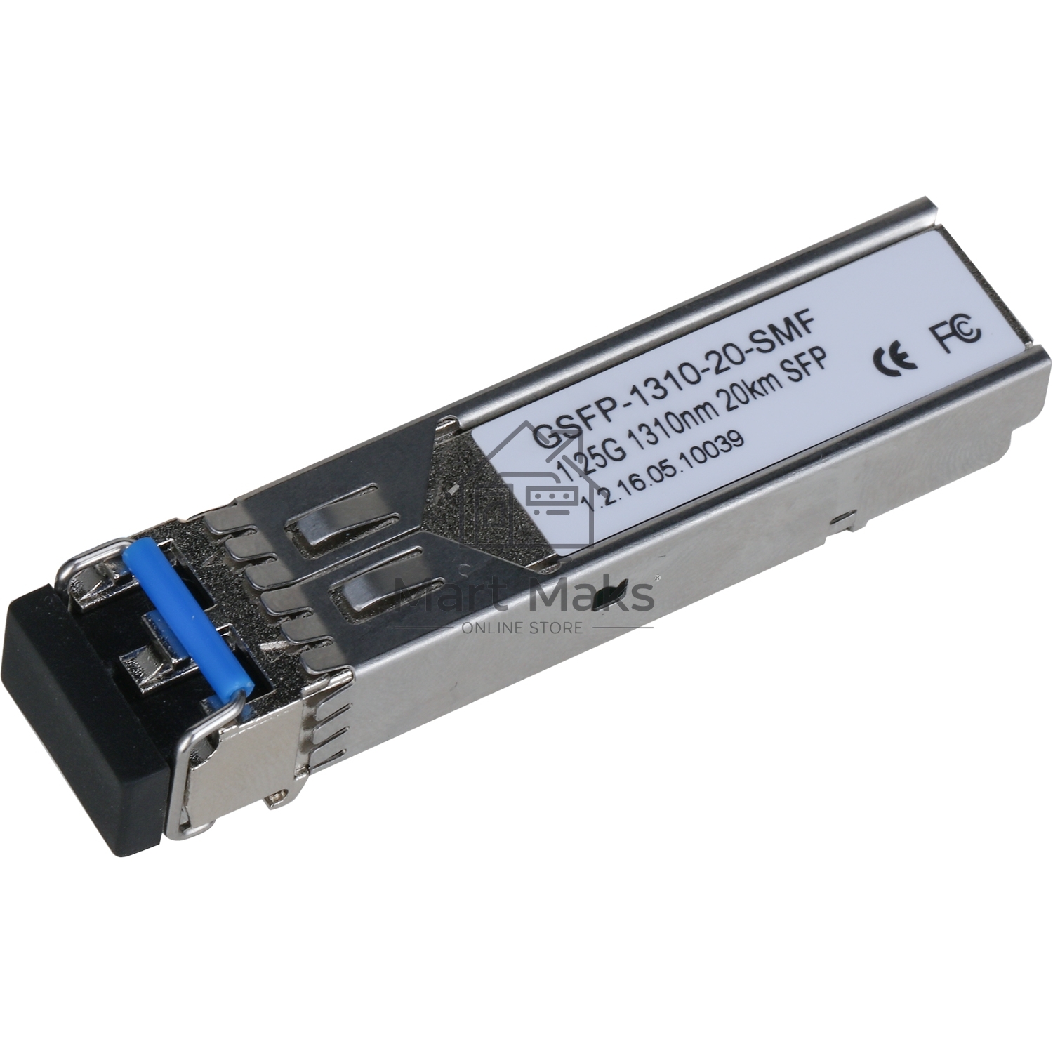 Модуль SFP Dahua DH-GSFP-1310-20-SMF LC; до 1.25Гбит/c; до 20км (одномодовое оптоволокно); 1310нм/1310нм