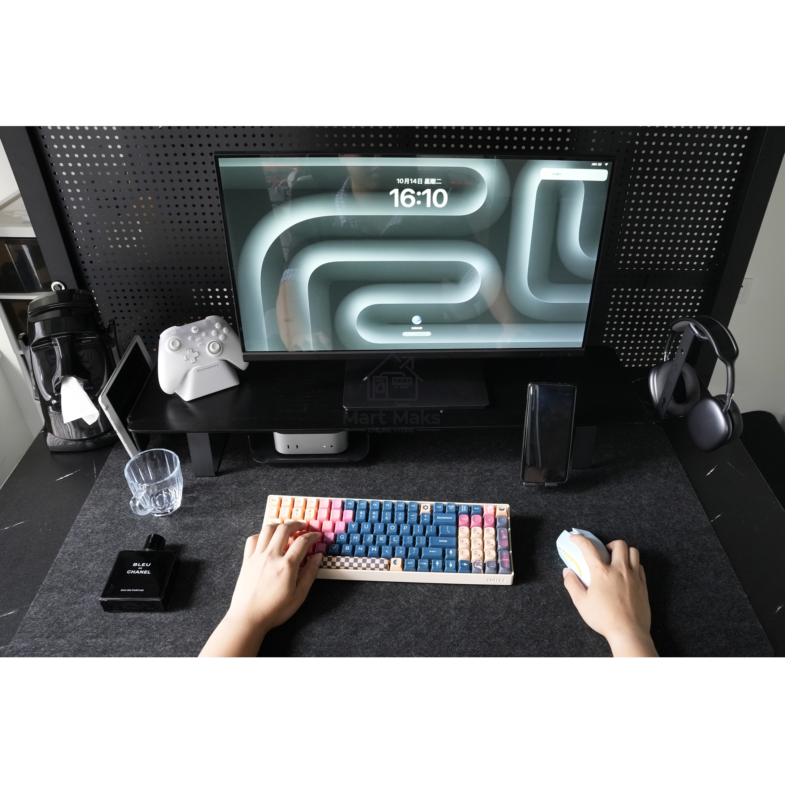Коврик для мыши Mouse pad GEEK NOOK 100 х50CM Black Felt