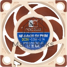 Вентилятор корпусной Noctua NF-A4x20 5V PWM, 20 мм, 1100-5000 об/мин, 14.9 дБ, 4-pin PWM, без подсветки